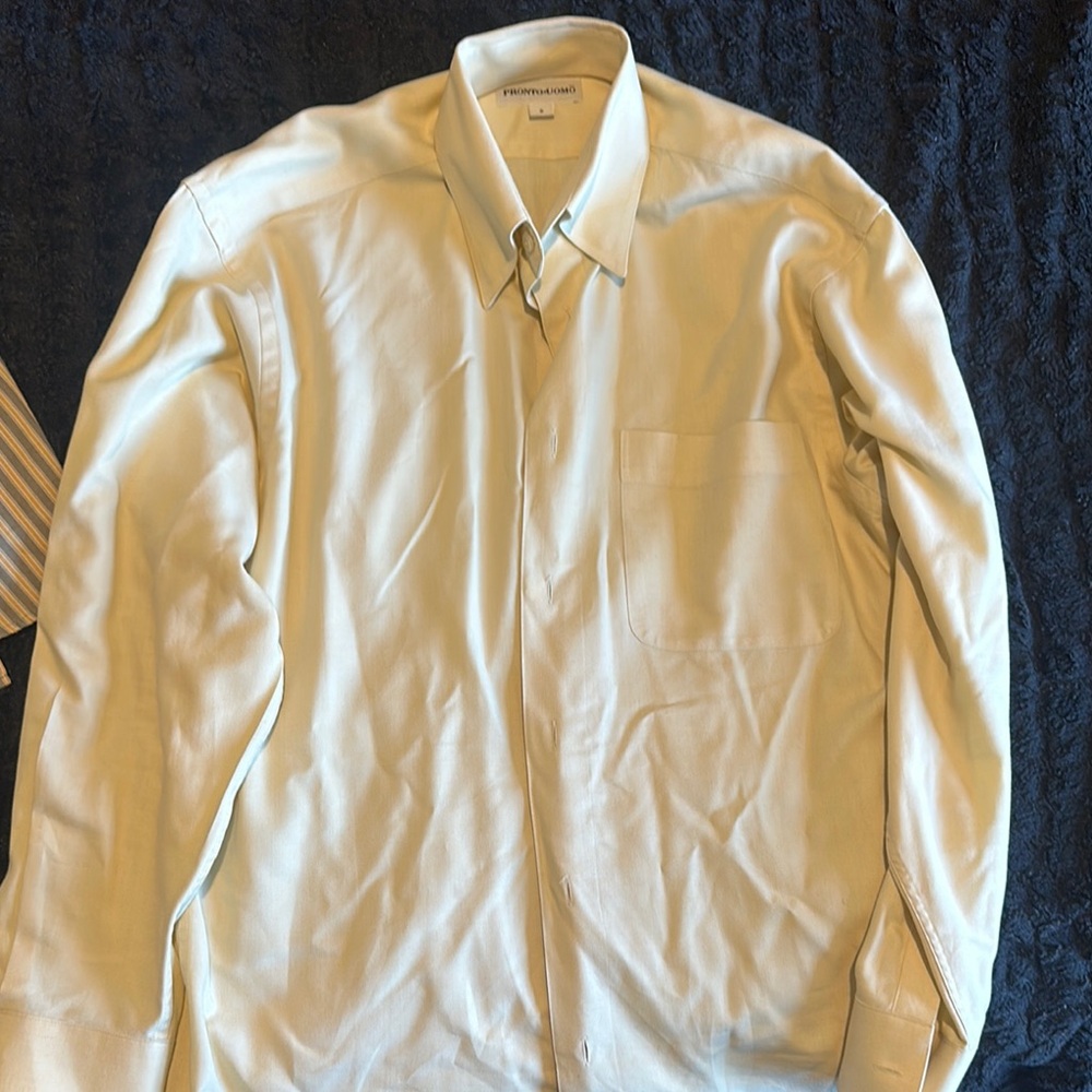 Pronto Uomo Yellow Men's Shirt